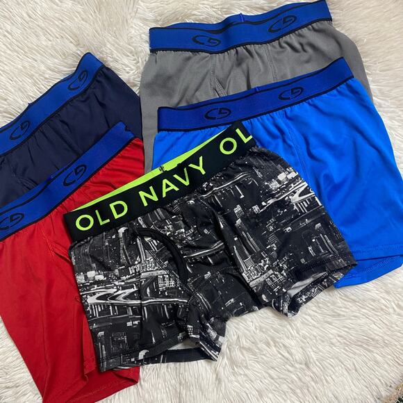 CHAMPION C9 + OLD NAVY • Bundle Set of 5 Youth Boxer Briefs - Picture 1 of 4